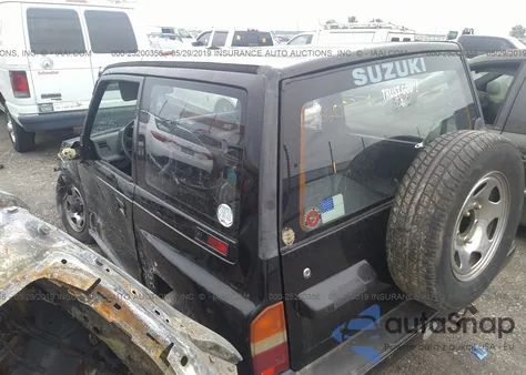 1989 Suzuki Sidekick из США, поврежденный, VIN JS4TA01V1K4100749